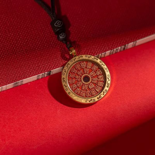 Brass  Cinnabar Mountain Ghost Spends Money Gossip Copper Coins , cinnabar copper coins - Image 2
