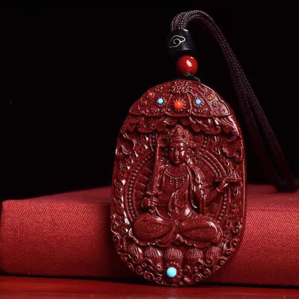 Guardian Pendant - Manjushri Bodhisattva Necklace - Image 2
